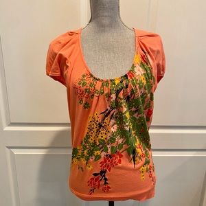 Language Anthropology Floral Top XS